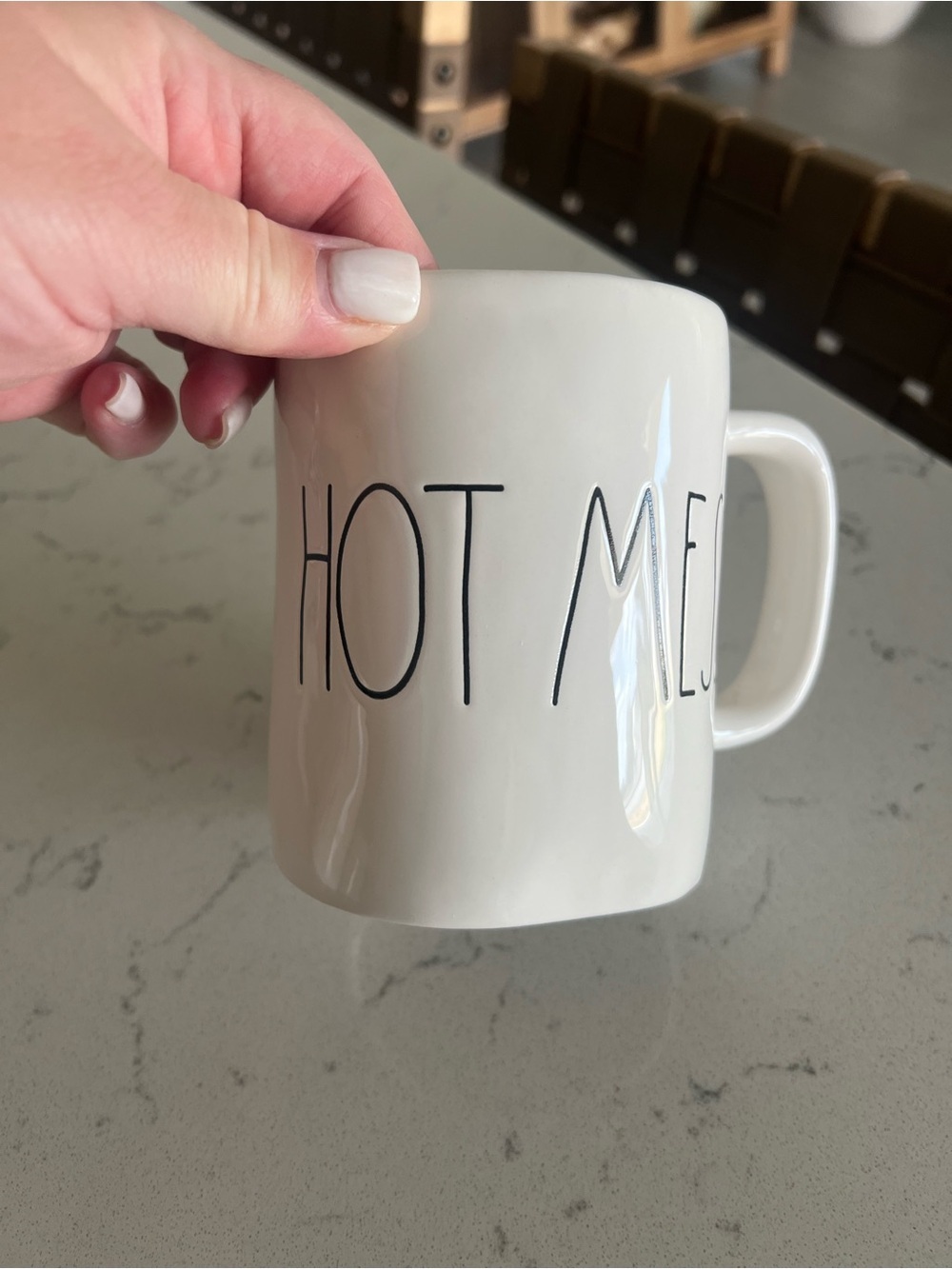 Rae Dunn Hot Mess Ceramic Mug